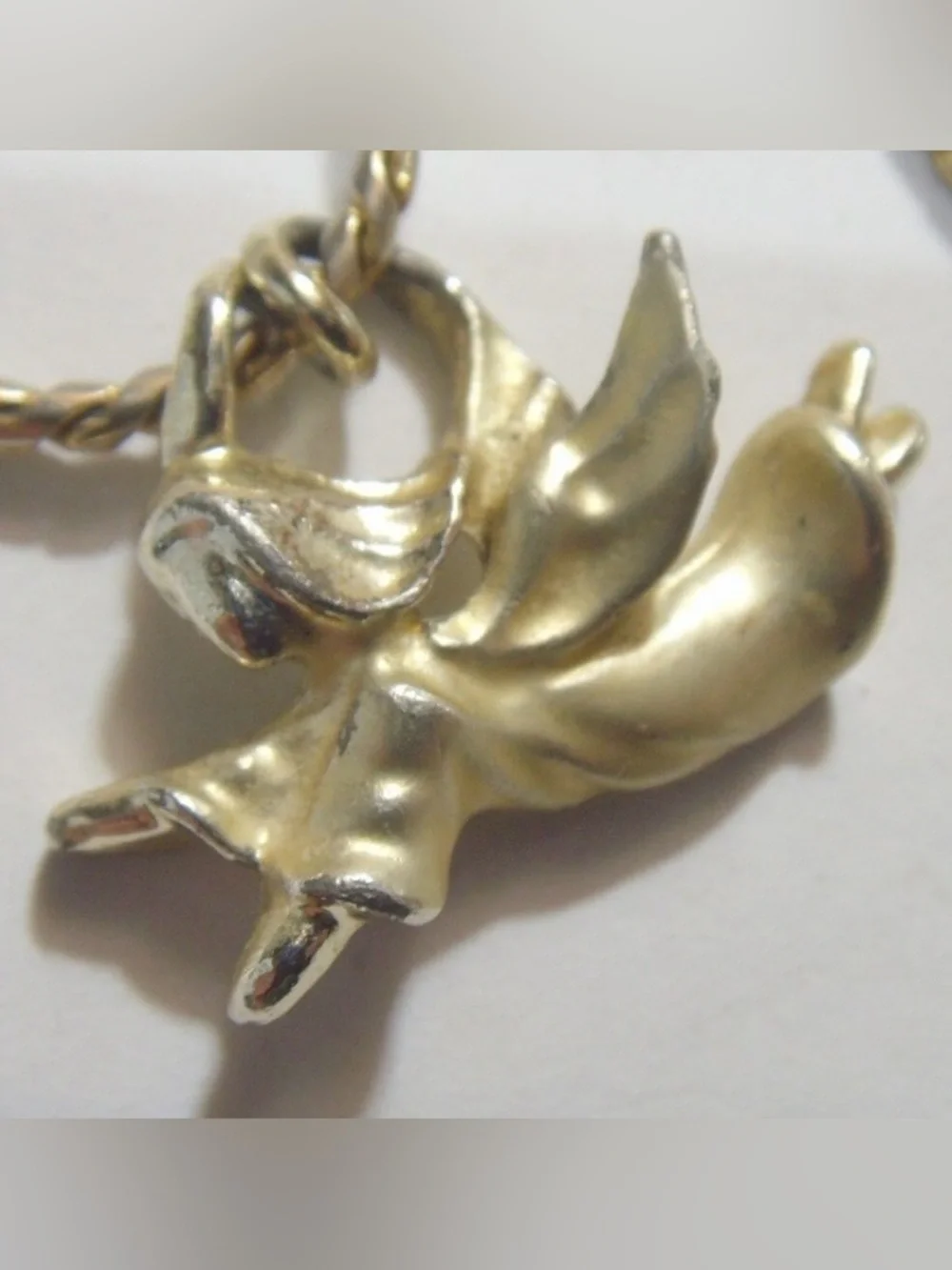 Silver Angel Pendant Necklace - Women Jewelry
